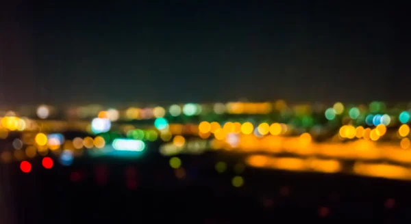 Unschärfe Bild Der Abstrakten Stadt Bokeh Licht Hintergrund — Stockfoto