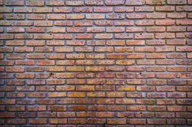 Kırmızı tuğla duvar dokusu grunge arkaplanı  