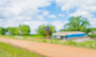 Arkaplan kullanımı için bokeh ile bulanık modern ahır görüntüsü .