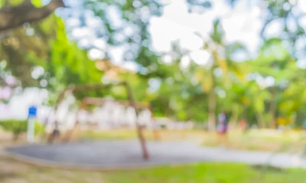 Image Floue Des Activités Des Gens Dans Parc Avec Bokeh — Photo