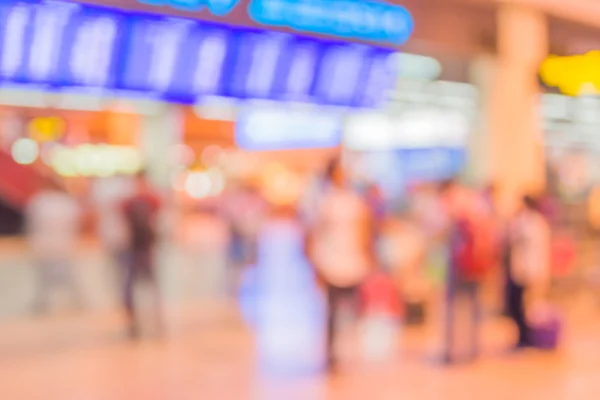 Unschärferelation Von Blue Screen Flugplänen Und Personen Flughafen Zur Hintergrundnutzung — Stockfoto