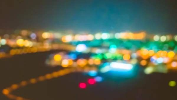 Blur Image Abstract City Bokeh Light Background — Stock Photo, Image