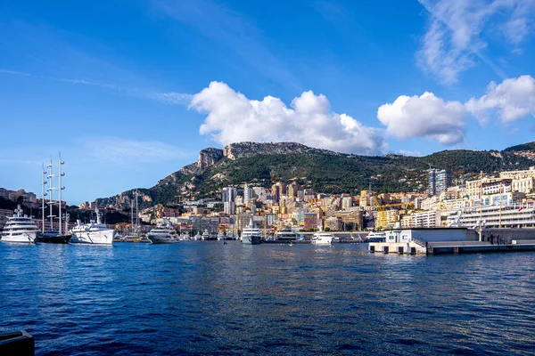 Monte Carlo Monaco 2020 City View Port Side Monte Carlo — 스톡 사진