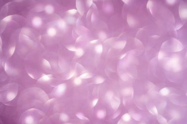 Rose Pembe Parıltı, klasik ışık arka planı. Dikkati dağılmış. Yakın plan.