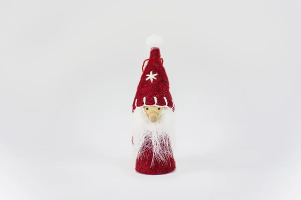 Beyaz arka plan üzerinde Noel Baba Noel süs