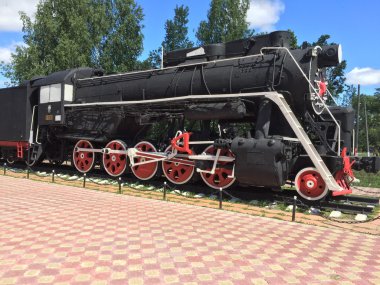 eski buharlı lokomotif