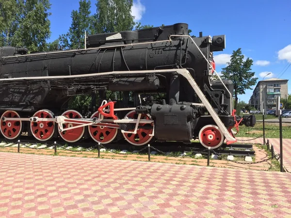 Ancienne locomotive à vapeur — Photo