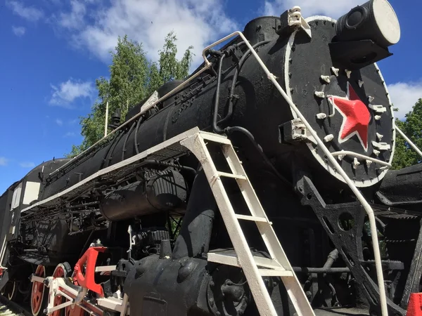 Ancienne locomotive à vapeur — Photo