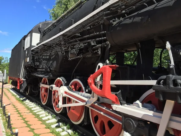 Oude stoomlocomotief — Stockfoto