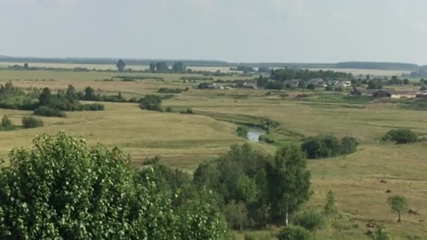 Verão paisagem rural — Vídeo de Stock