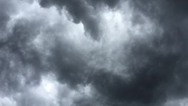 Zomer Storm wolken — Stockvideo