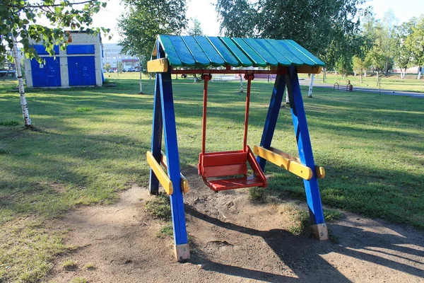 Parque infantil para crianças — Fotografia de Stock