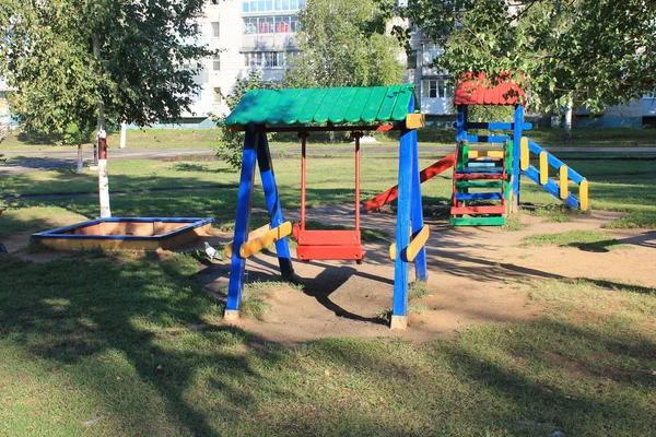 Parque infantil para crianças — Fotografia de Stock