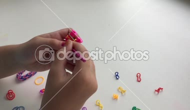 Yapım bilezikler gelen lastik bantlar