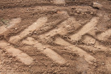 İnşaat alanında karada