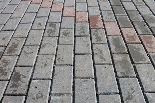 Tracks from tiles — Stock Photo, Image