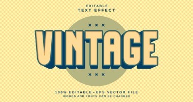 Düzenlenebilir metin biçimi efekti - Klasik metin biçimi teması. projeniz için