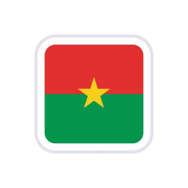 Beyaz arkaplanda Burkina faso bayrağı.