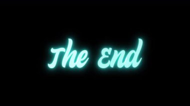 Canlı Parlayan 'Bitiş' Metni - Sinematik Sonuç Grafiği