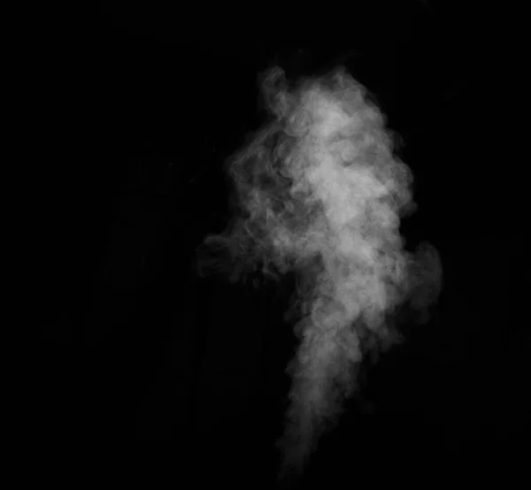 Abgebildeter Rauch Auf Dunklem Hintergrund Abstrakter Hintergrund Gestaltungselement Zur Überlagerung — Stockfoto
