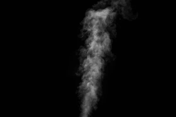 White Smoke Black Background Figured Smoke Dark Background Abstract Background — Stock Photo, Image