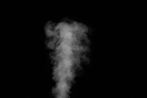 Позначений дим на темному тлі. Абстрактний фон, елемент дизайну, для накладання на картинки — стокове фото