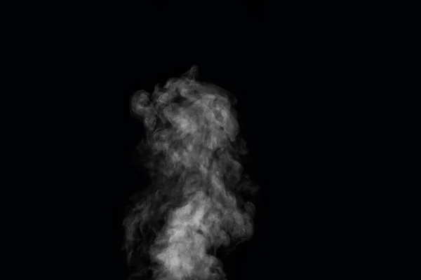 Figured smoke on a dark background. Abstract background, design element, for overlay on pictures — Stock Photo, Image