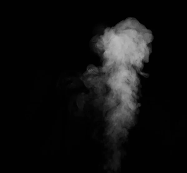 Imaginé humo sobre un fondo oscuro. Fondo abstracto, elemento de diseño, para superposición en imágenes —  Fotos de Stock