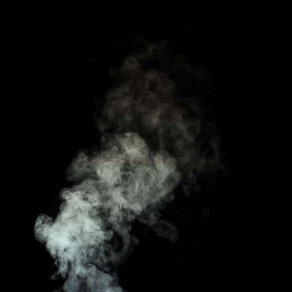Colored vapor, smoke on a black background to add to your pictures. Perfect smoke, steam, fragrance, incense for your photos. Create mystical Halloween photos. Abstract background, design element