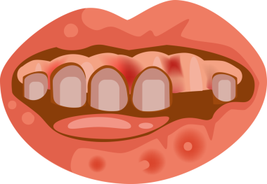 Dişleriyle dudaklarını kapat.