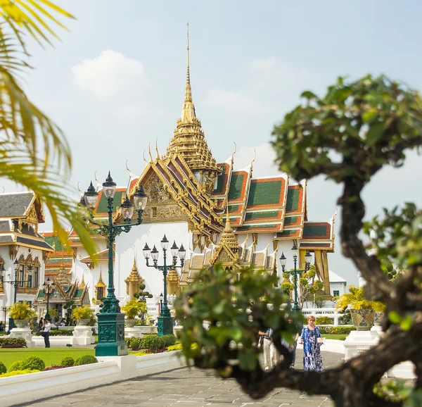 El gran palacio real y el Templo del Buda Esmeralda en Bangkok, Tailandia —  Fotos de Stock