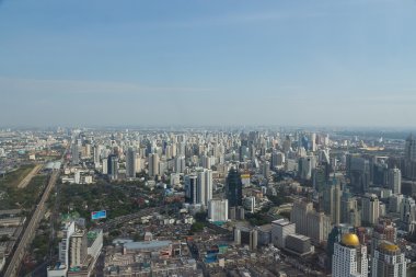 Panorama otel Baiyoke Sky Bangkok, Tayland bir gözlem platformu üzerinden
