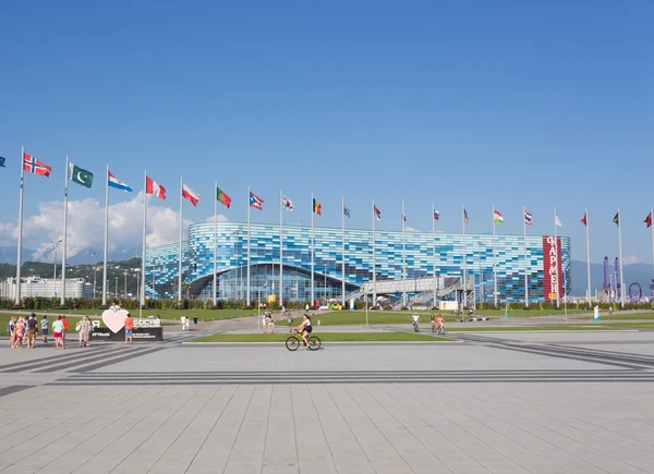 23, July - Sochi, Russia: Iceberg Stadium in the Olympic Park in Sochi, Adler — Stock Photo, Image