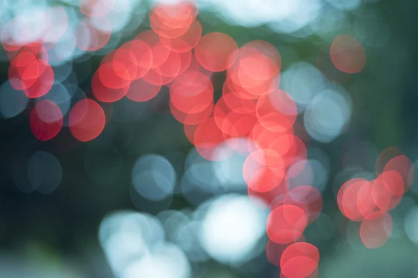 Vícebarevné bokeh kruhy pro vánoční pozadí pozadí — Stock fotografie