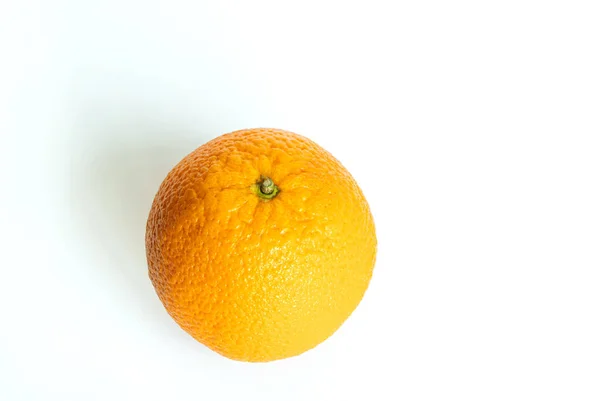 Naranjas Aisladas Naranja Madura Aislada Sobre Fondo Blanco Con Ruta —  Fotos de Stock