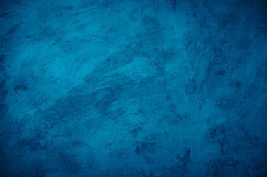 Mavi doku arka planı. Güzel Soyut Grunge Dekoratif Donanma Mavi Karanlık Stucco Duvar Arkaplanı. Eski duvar desenli çimento mavi koyu. soyut mavi renk tasarımı gradyan arkaplan.