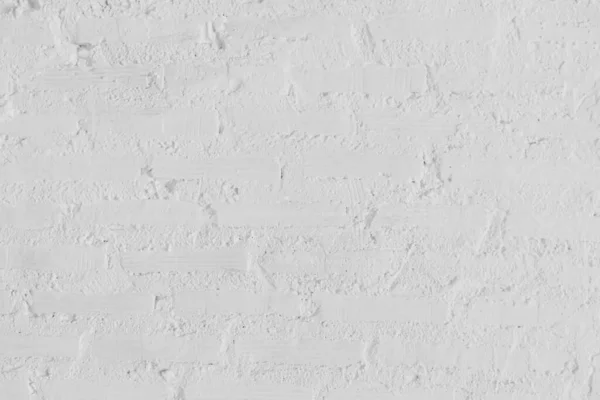 Stary Stiukowy Jasny Szary Malować Białą Ceglaną Ścianę Nowoczesny Biały — Zdjęcie stockowe
