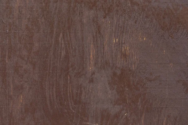 旧的深褐色漆木表面有裂缝 老式粗糙木制质感 — 图库照片