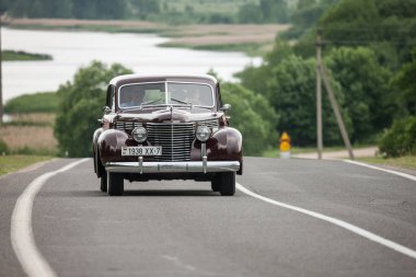 Minsk, Belarus, 11.06.2017 Cadillac Fleetwood 60 Özel Sedan 1938.