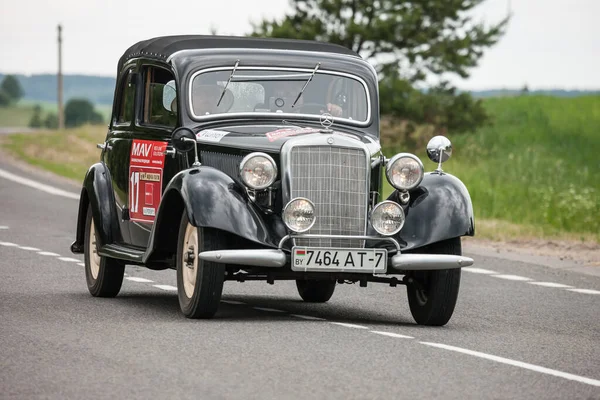 Minsk Biélorussie 2017 Collectionnable Noir Mercedesbenz170Ds — Photo