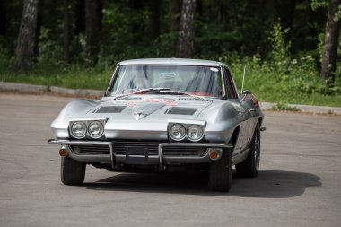 Minsk, Belarus, 11.06.2017. Chevrolet Corvette Sting Ray, ZR1, 1965