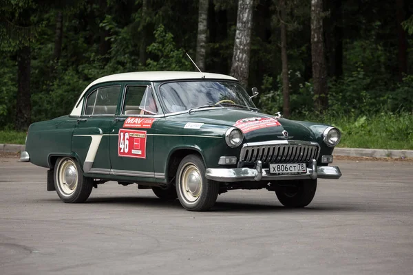 Minsk Bielorrússia 2017 Volga Carro Soviético Gaz21 — Fotografia de Stock