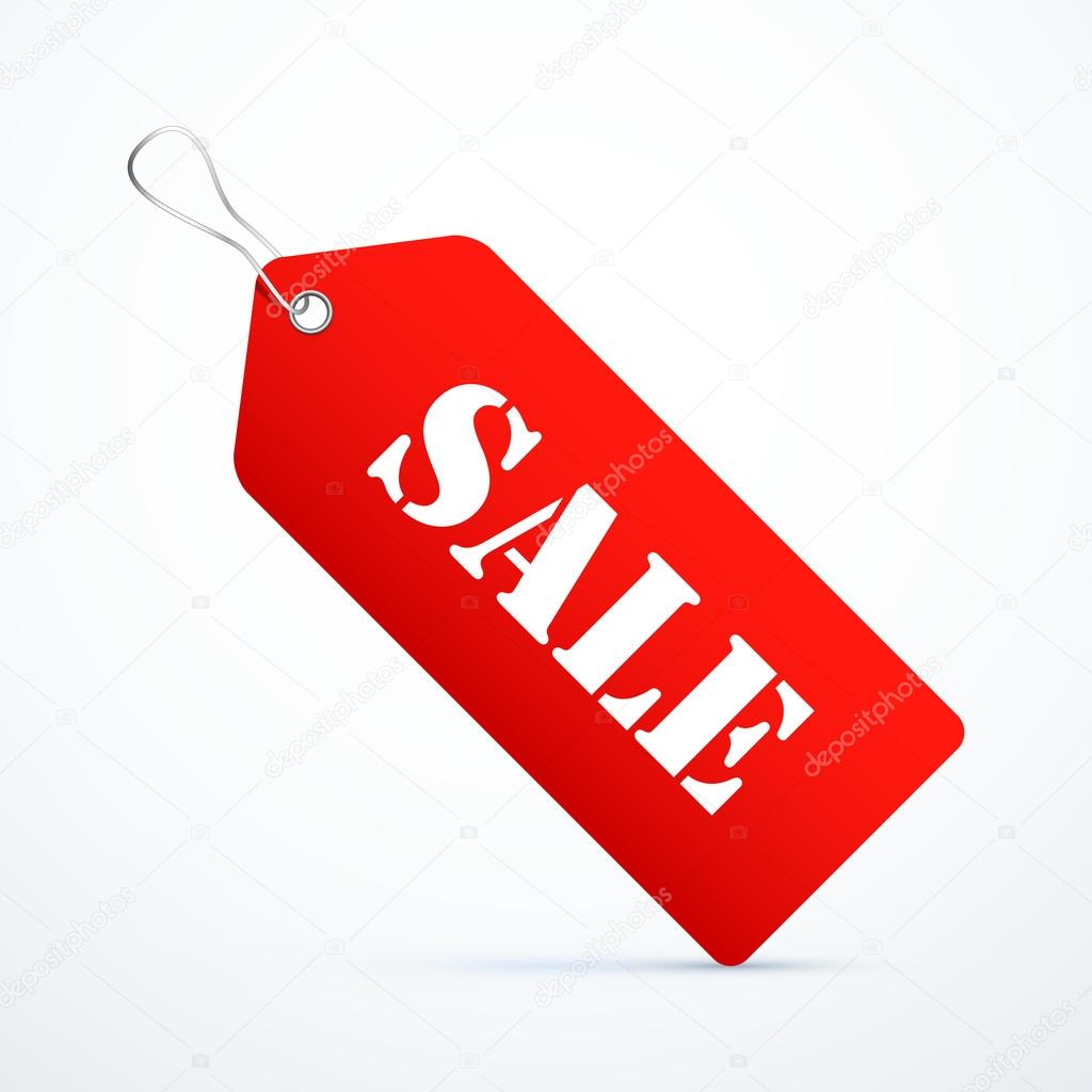red sale badge stock