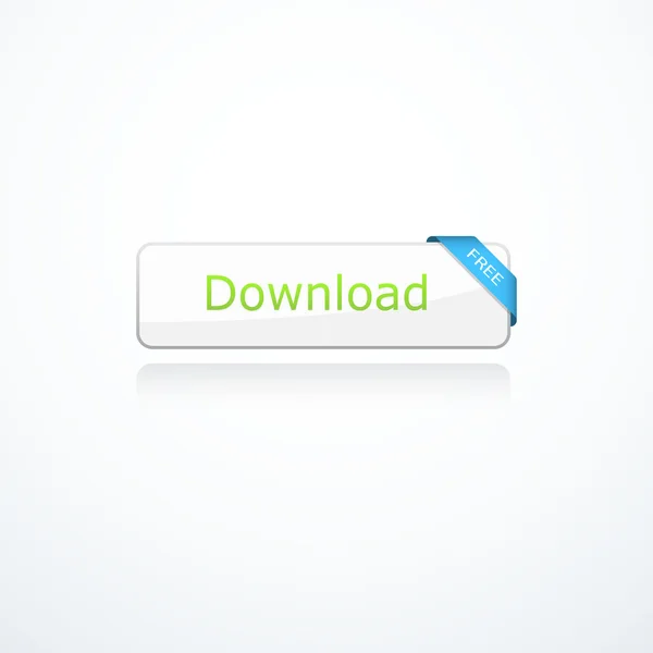 Rechteck-Downloadtaste — Stockvektor