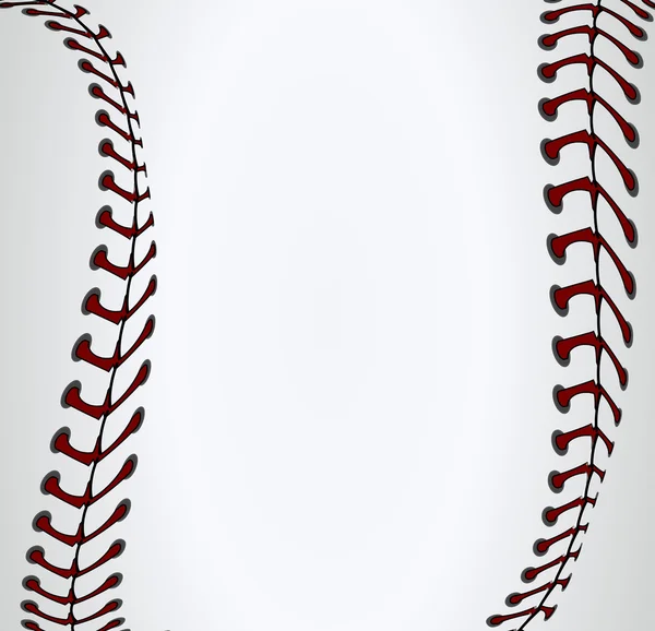 Hintergrund Baseball-Schnürsenkel — Stockvektor