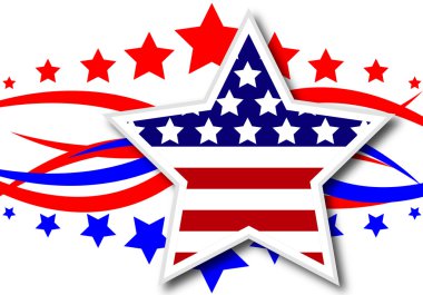 Amerikan temalı yıldız