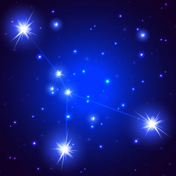 Krebskonstellation — Stockvektor