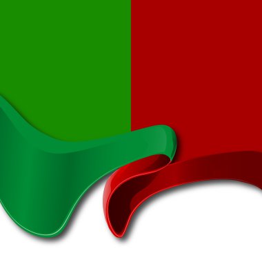 kırmızı yeşil zemin çizgili