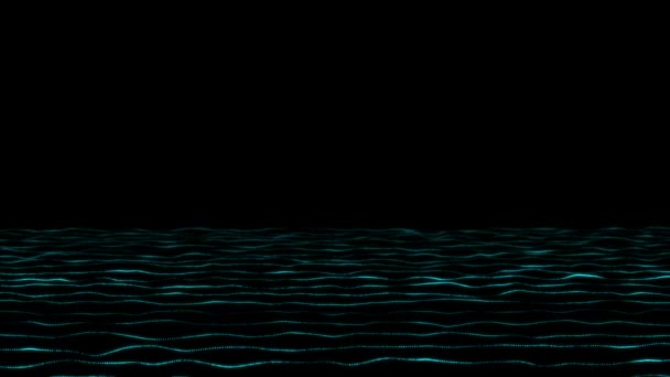 Abstract sea waves for background — Stock Video