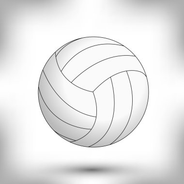 siyah bir zemin üzerine Voleybol